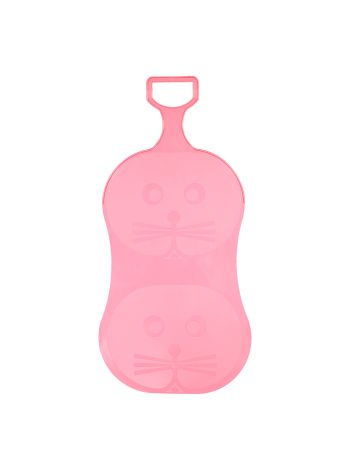 CUBE DE NEIGE DOUBLE ROSE 73,5 CM