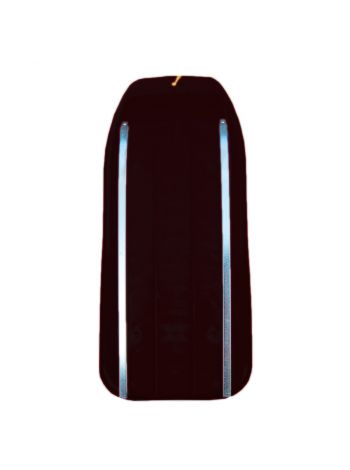 Traîneau à patins métalliques, noir éco