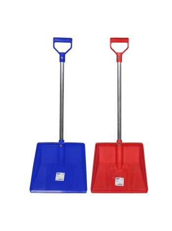 Pelle à neige avec manche en aluminium 71 x 26 cm, couleurs assorties
