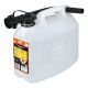 Jerricane professionnel 5L avec bec verseur flexible