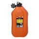Jerricane professionnel 18L avec bec verseur flexible - orange