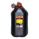 Jerricane professionnel 18L avec bec verseur flexible - Noir