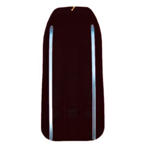 Traîneau à patins métalliques, noir éco