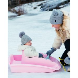 LIT BÉBÉ ROSE 78X52X30CM